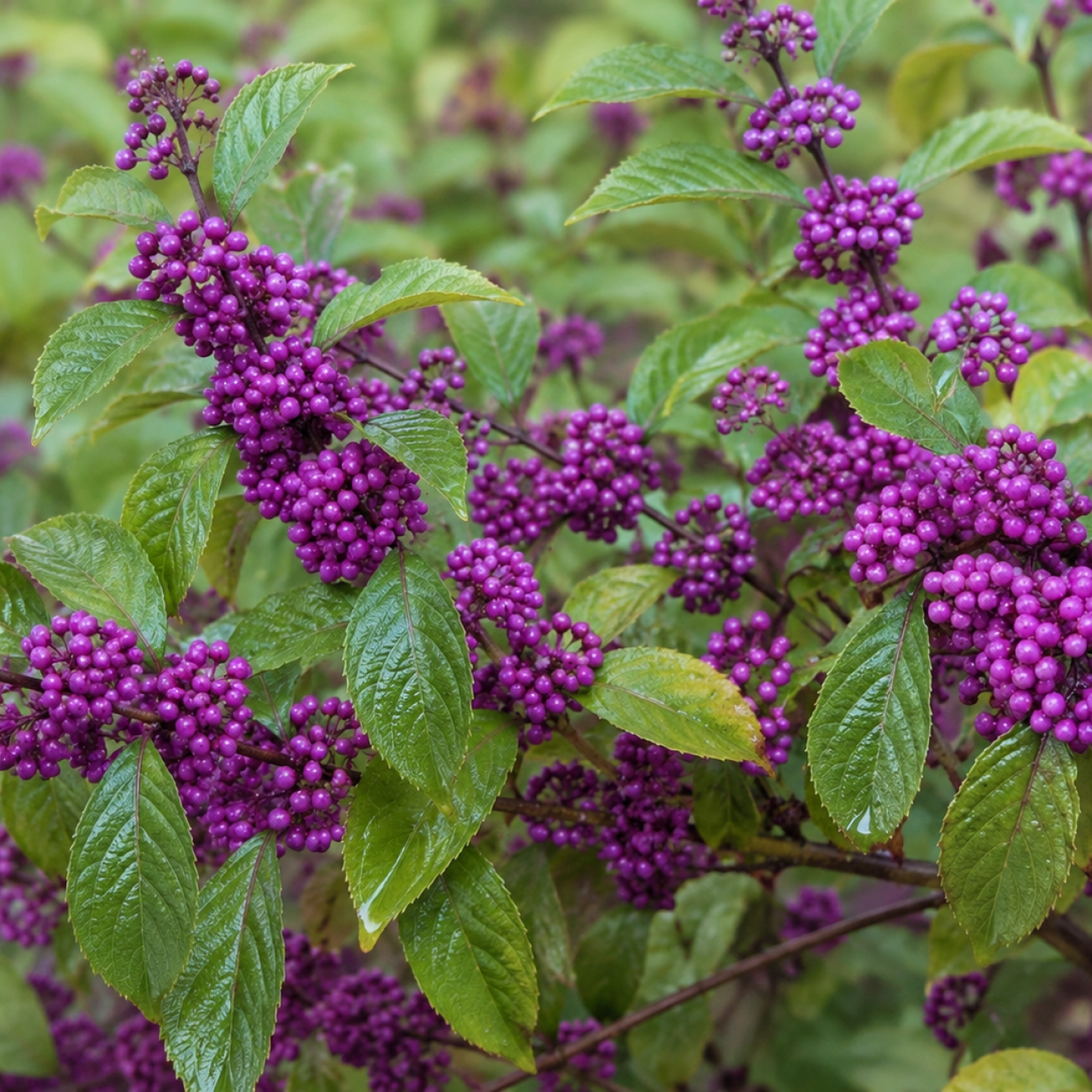 Obrázok Krásnoplodka Bodinierova (Callicarpa bodinieri var. giraldii) ‘PROFUSION’ - výška 30-40 cm, kont. C2L/C3L